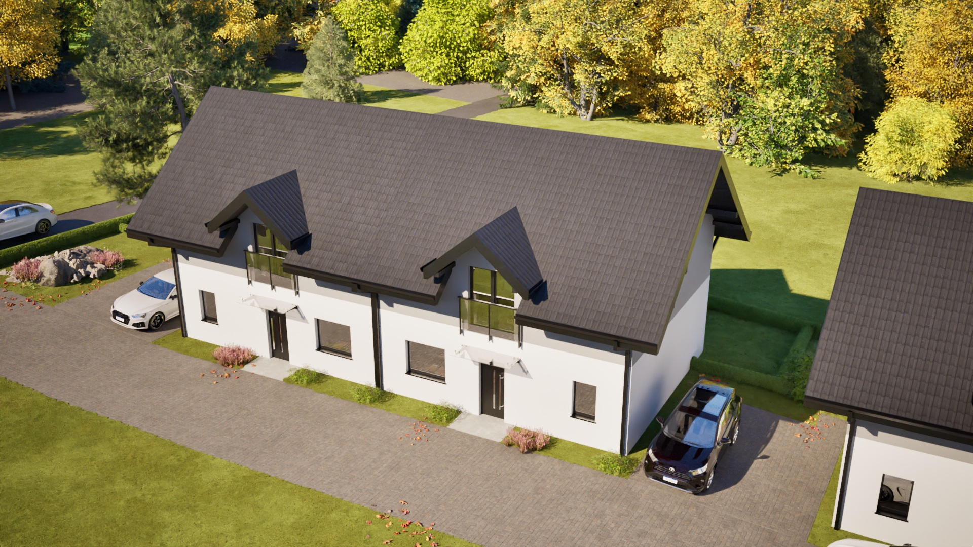 Widok z góry Jurajska Dolina